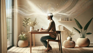 L’amélioration de la concentration comme une pratique d’équilibre intérieur, méditation et écriture dans un espace apaisant.